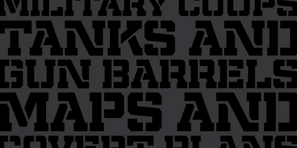Militia Serif Font preview